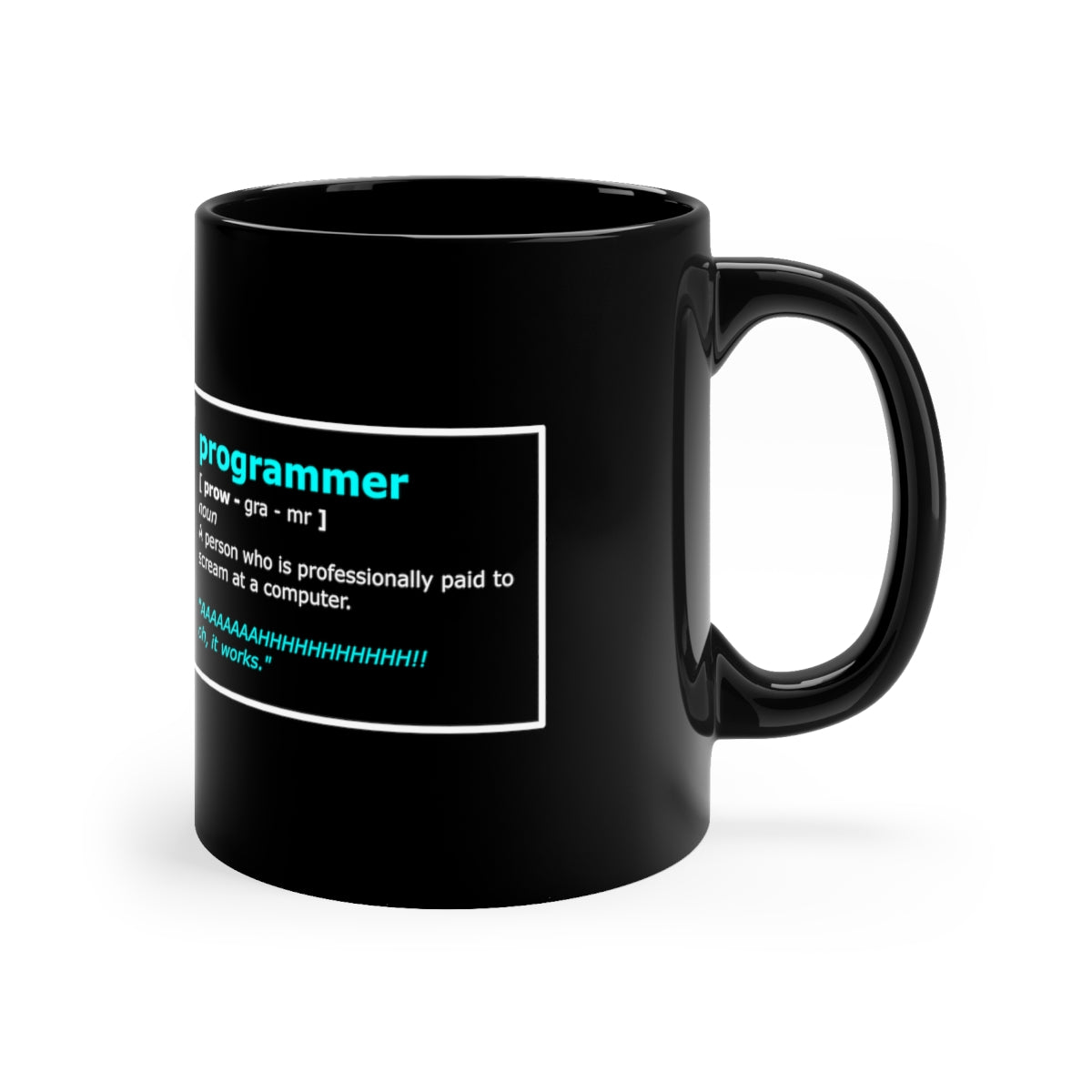 Programmer - Black Coffee Mug, 11oz