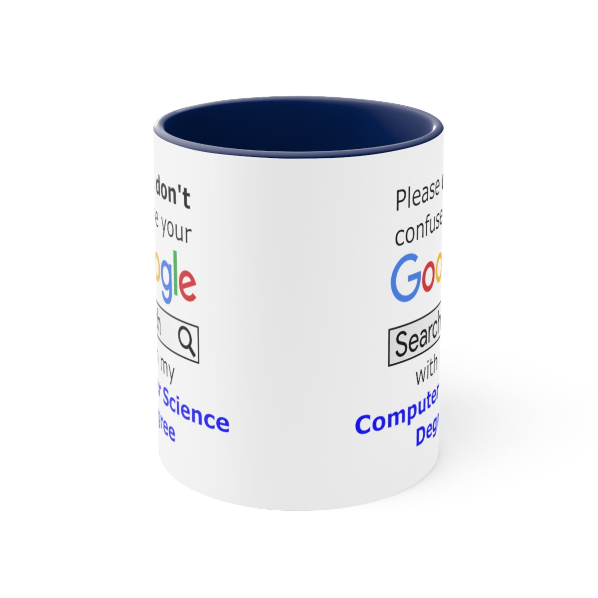 Google Computer Science - Accent Coffee Mug, 11oz