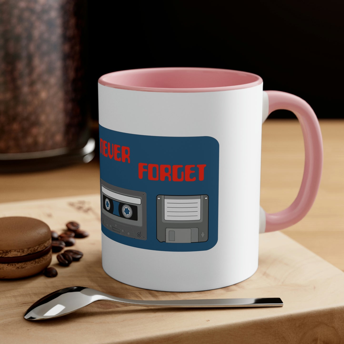 Never Forget - Accent Coffee Mug, 11oz