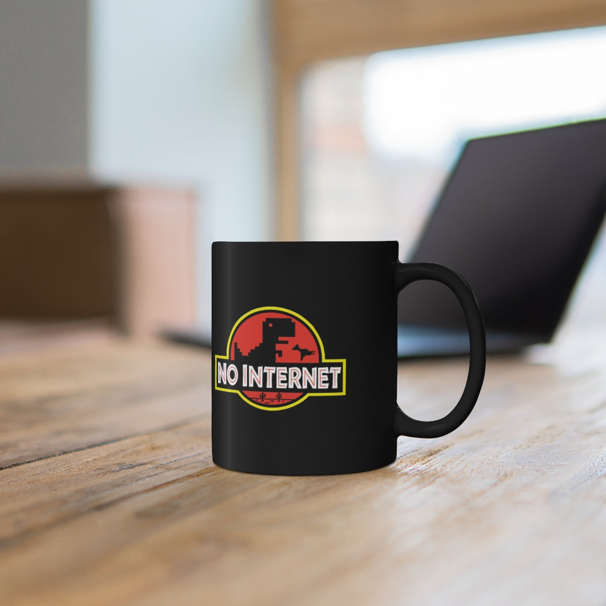 No Internet - 11oz Black Mug