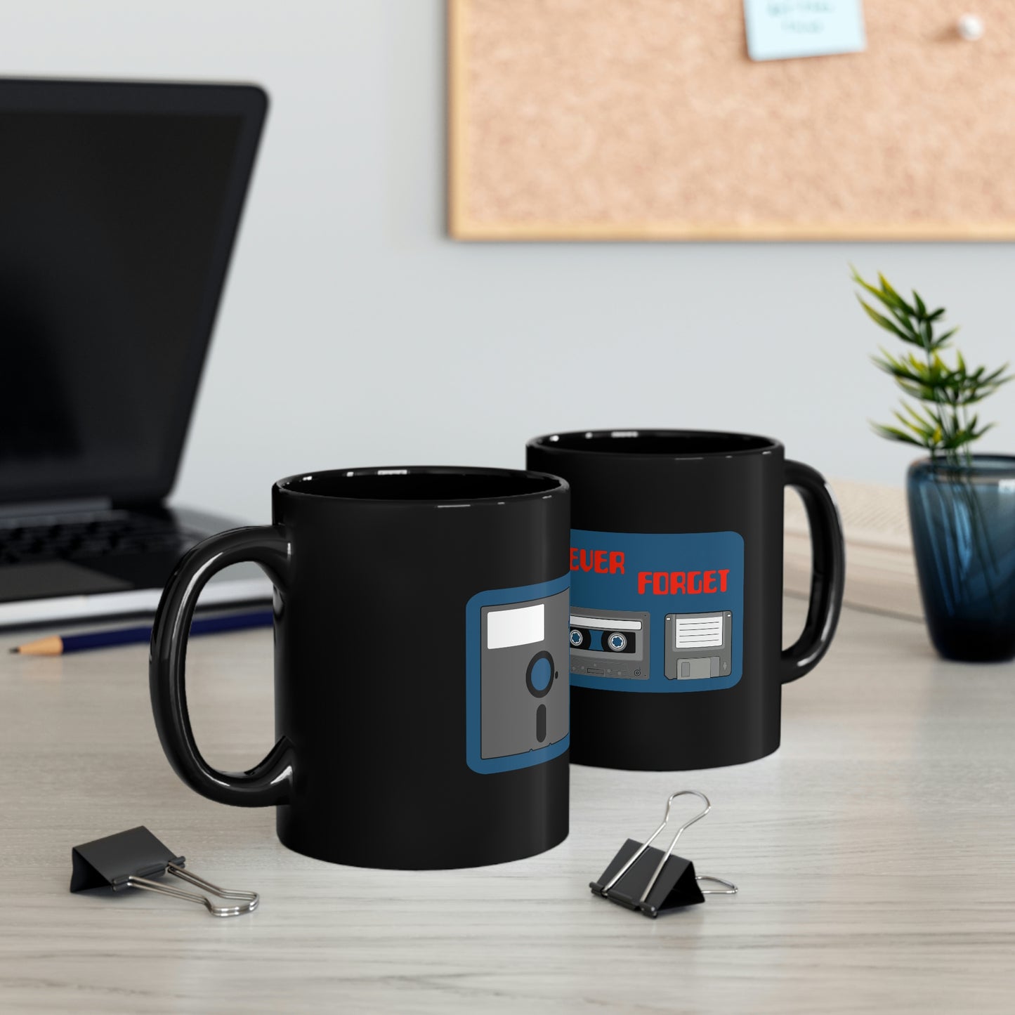 Never Forget - 11oz Black Mug