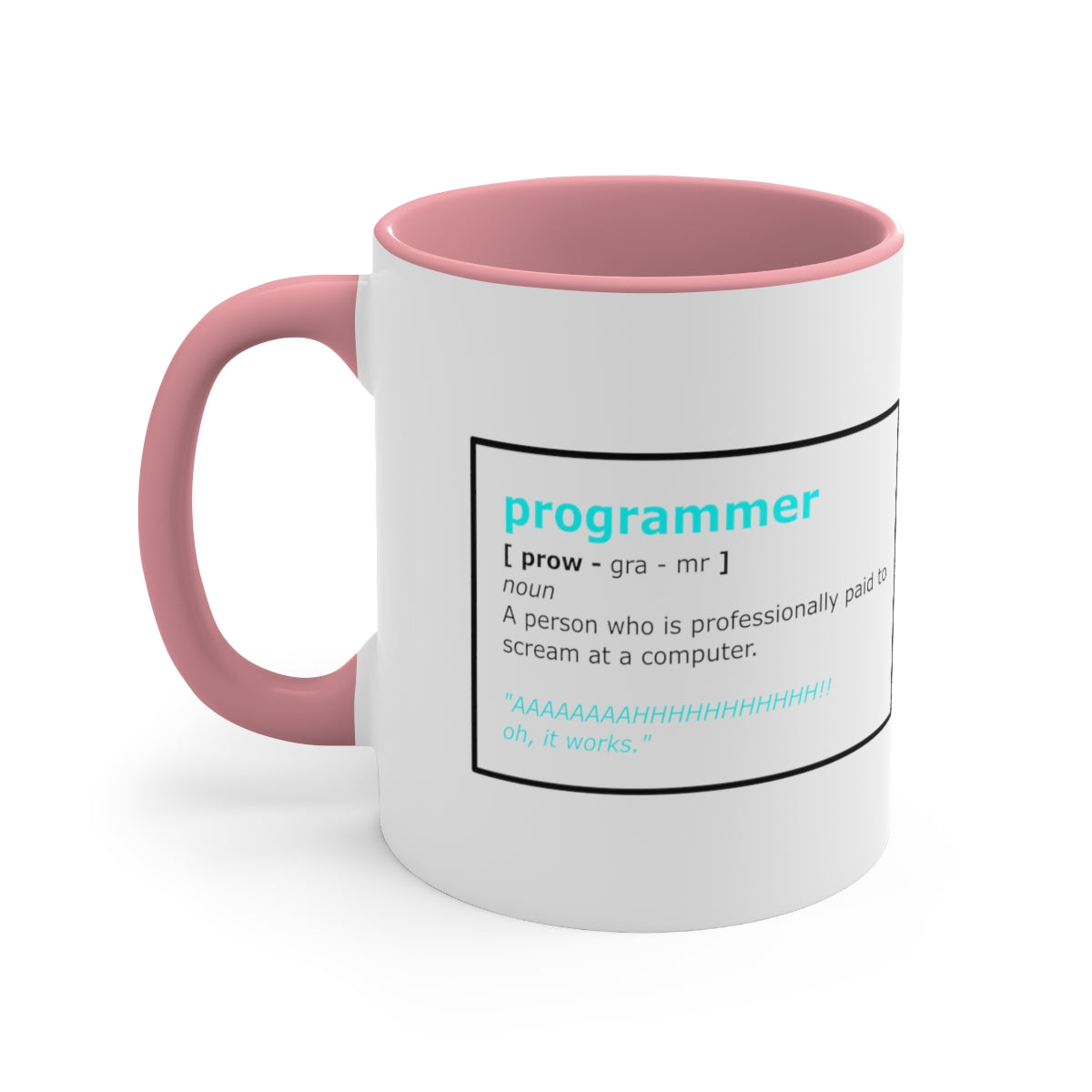 Programmer - Accent Coffee Mug, 11oz