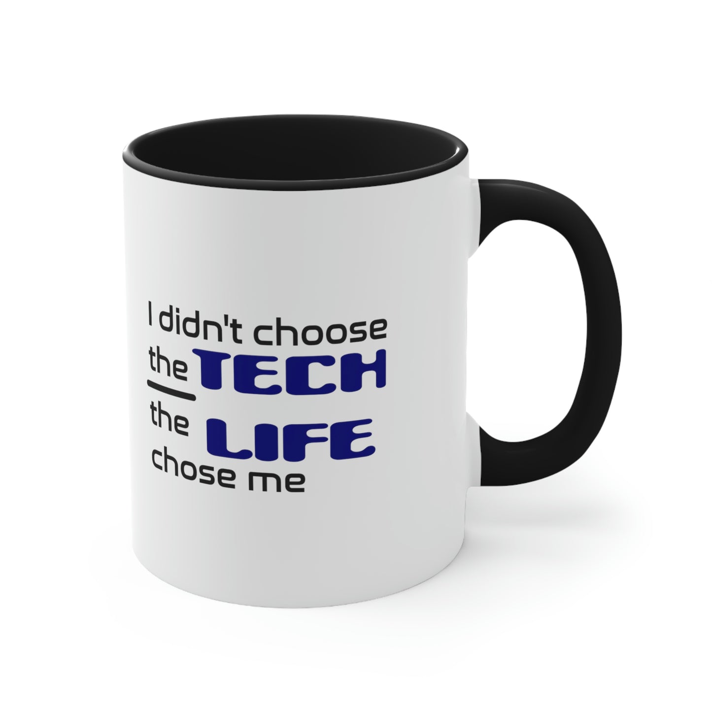 Tech Life - Accent Coffee Mug, 11oz