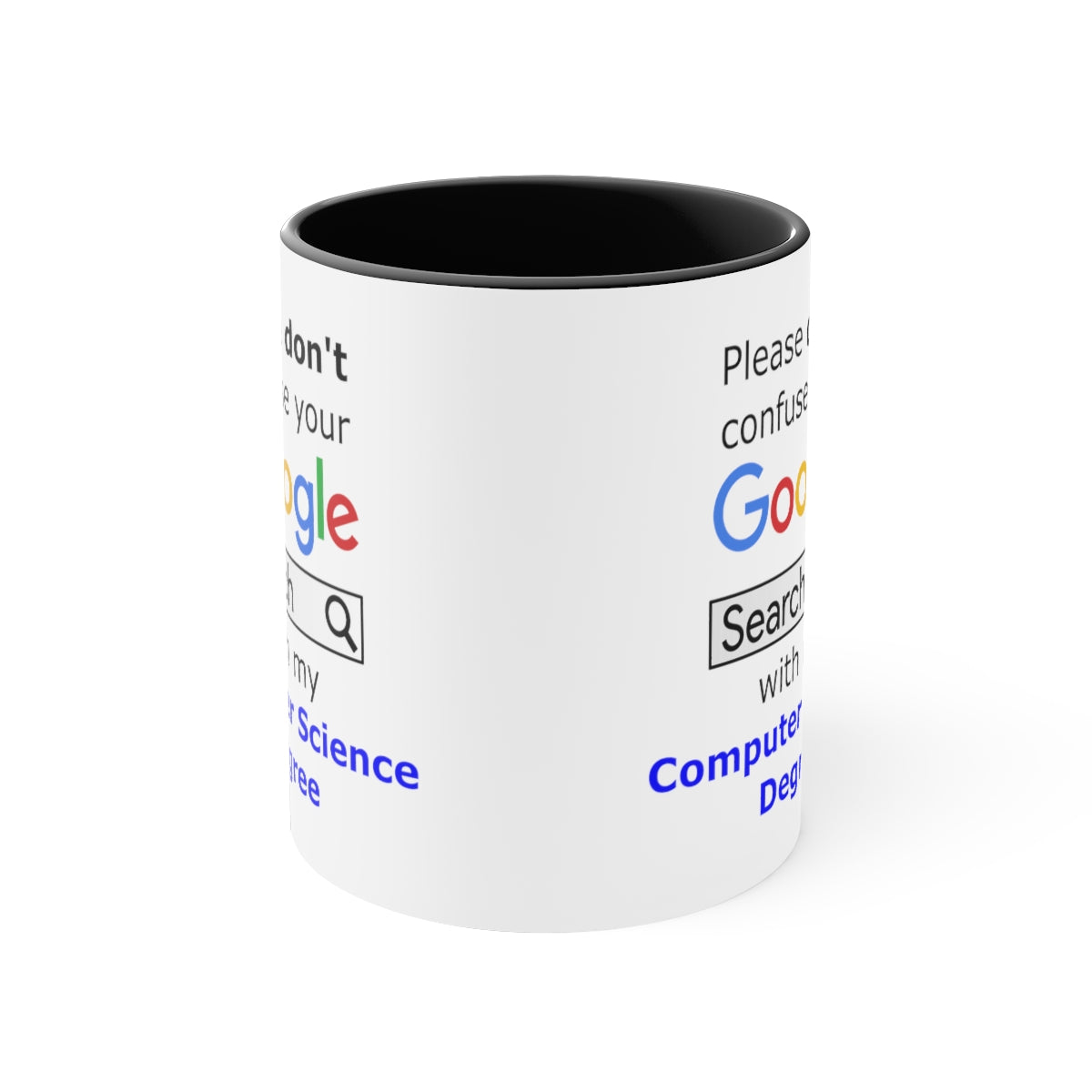 Google Computer Science - Accent Coffee Mug, 11oz