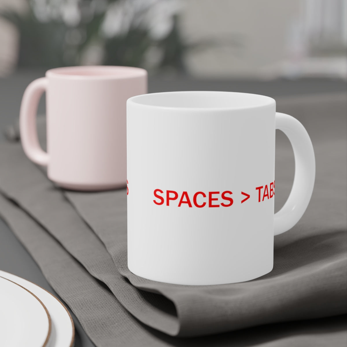 SPACES > TABS - Ceramic Mugs (11oz\15oz\20oz)