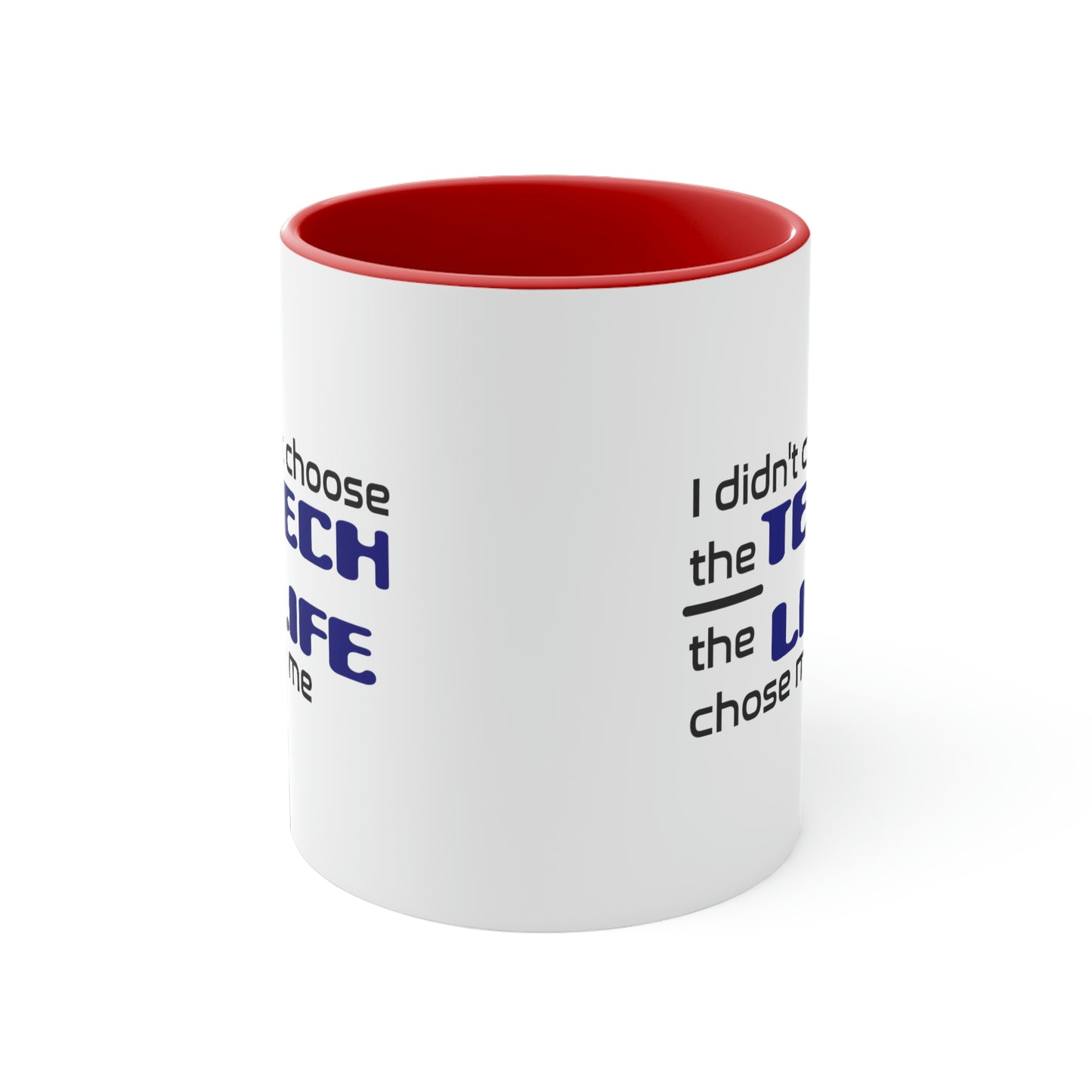 Tech Life - Accent Coffee Mug, 11oz