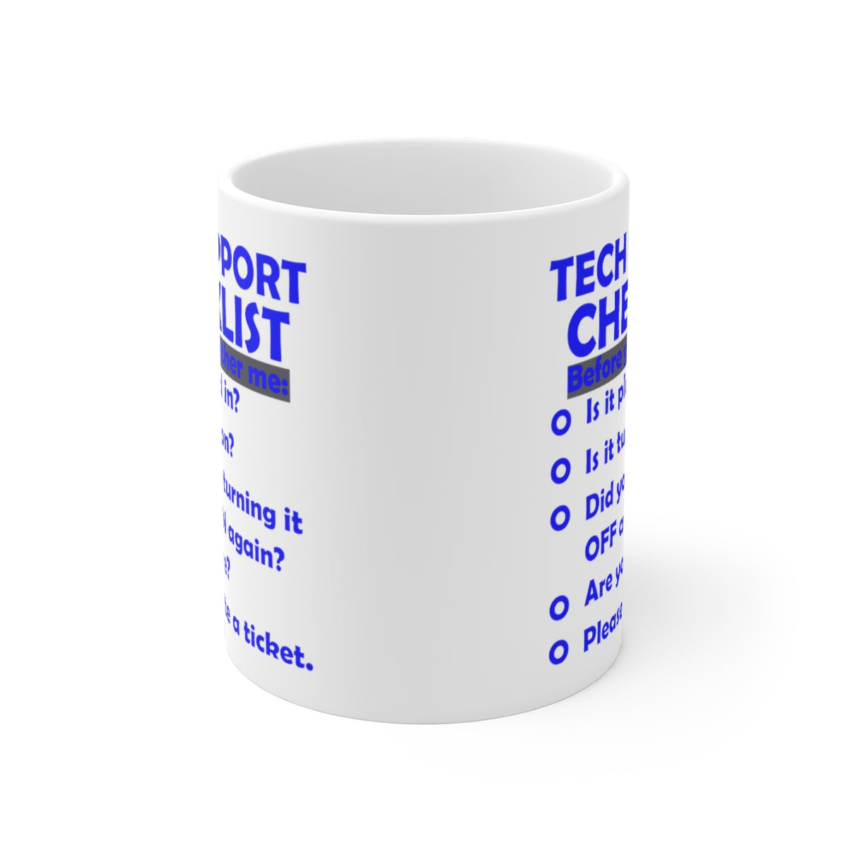 Checklist - Ceramic Mugs (11oz\15oz\20oz)