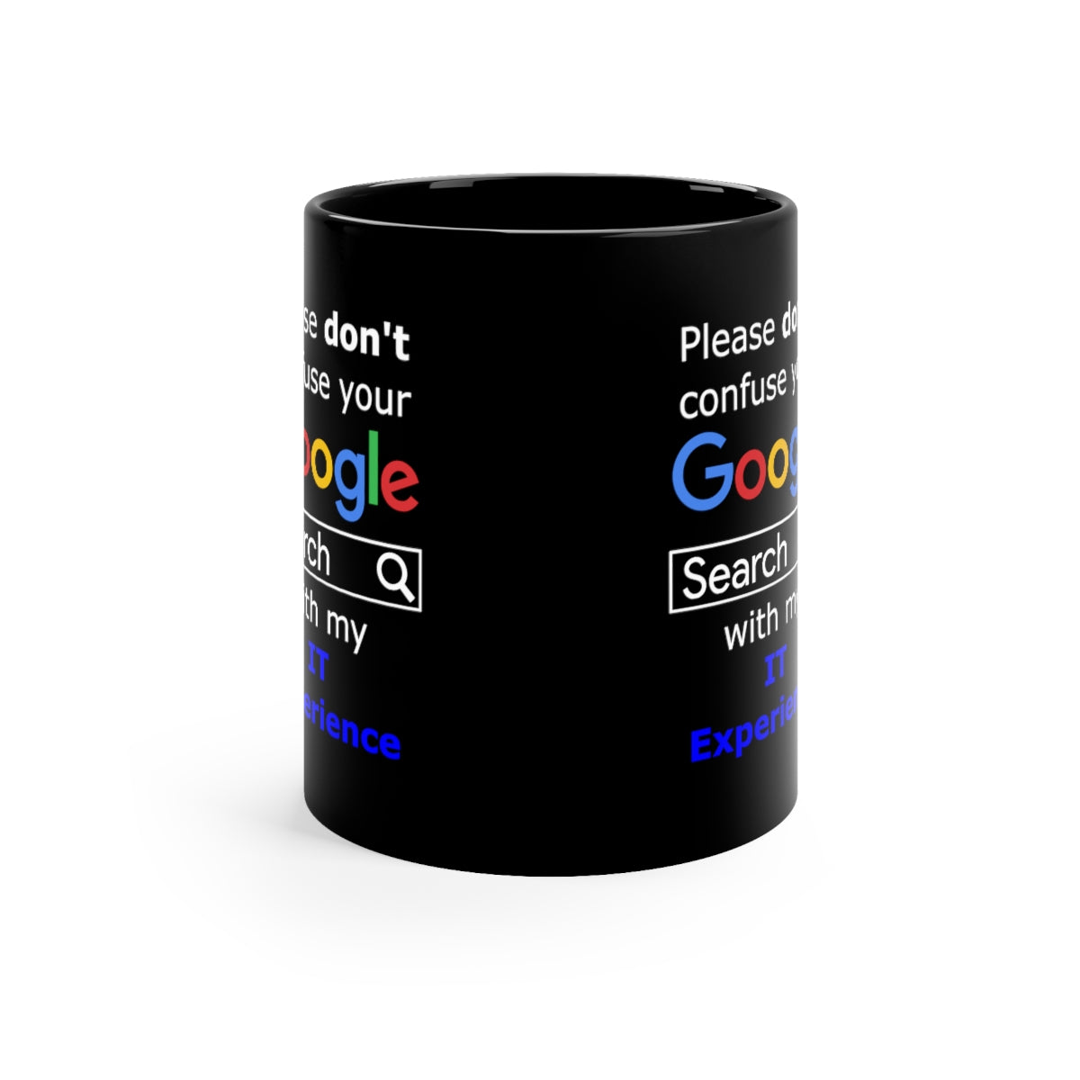 Google IT Experience - 11oz Black Mug