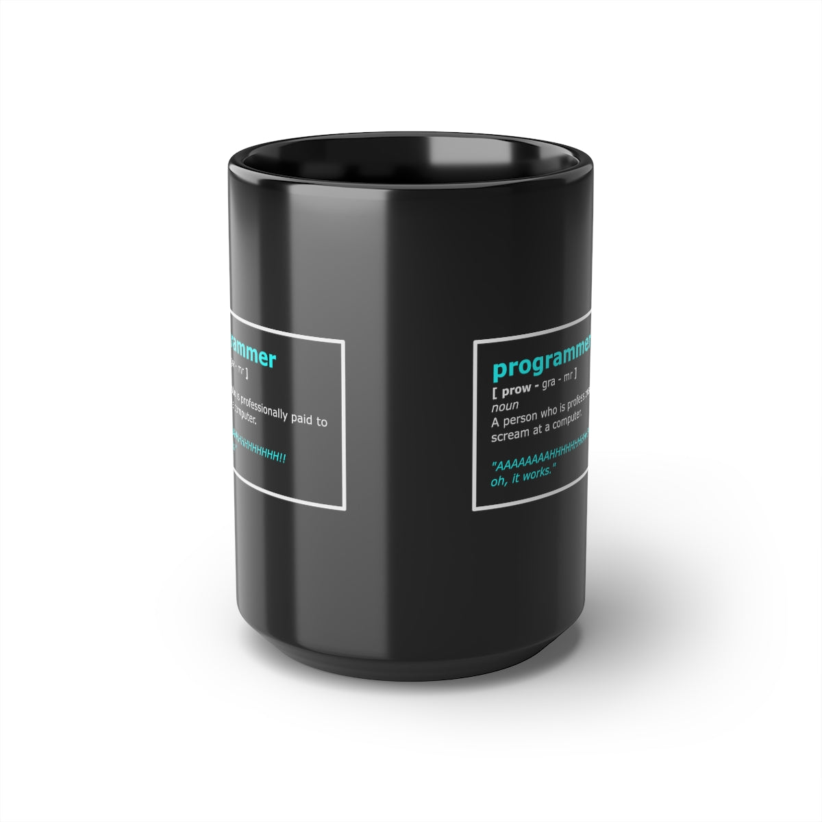 Programmer - Black Mug, 15oz