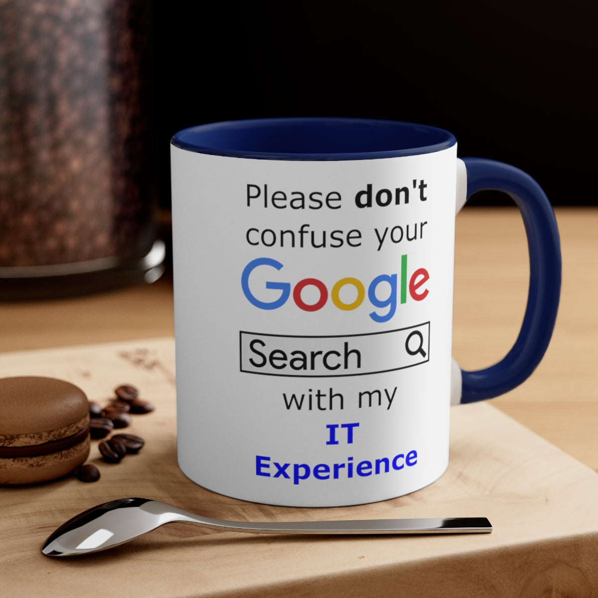 Google IT Experience - Accent Coffee Mug, 11oz